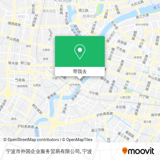 宁波市外国企业服务贸易有限公司地图