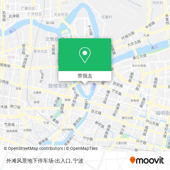 外滩风景地下停车场-出入口地图