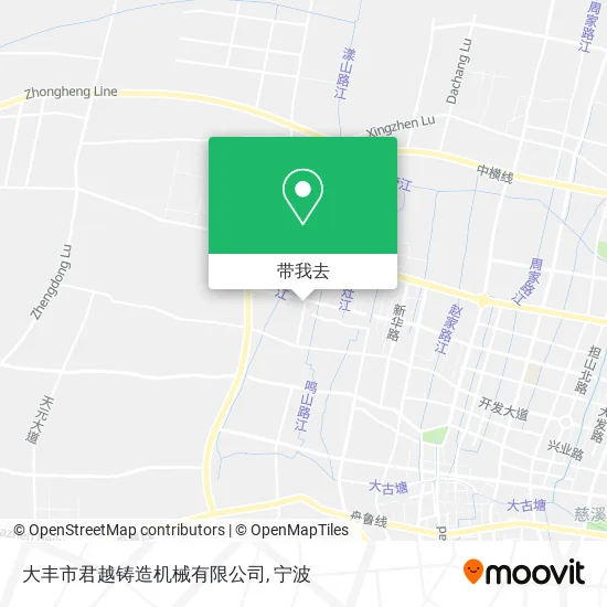大丰市君越铸造机械有限公司地图
