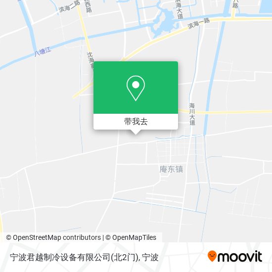 宁波君越制冷设备有限公司(北2门)地图