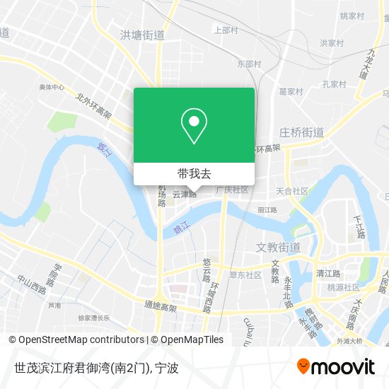 世茂滨江府君御湾(南2门)地图