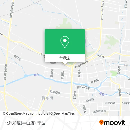 北汽幻速(丰山店)地图
