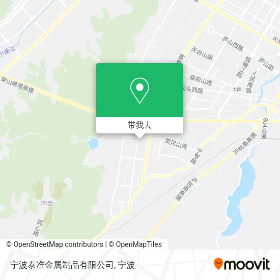 宁波泰准金属制品有限公司地图