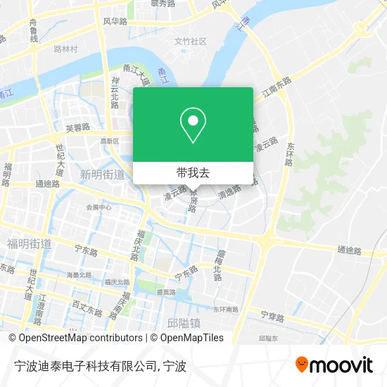 宁波迪泰电子科技有限公司地图