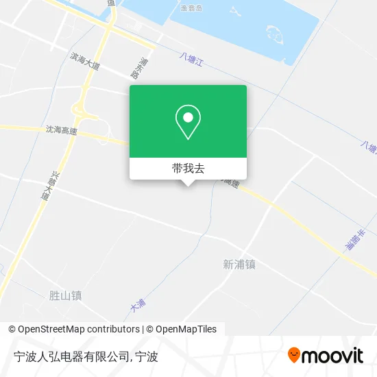 宁波人弘电器有限公司地图
