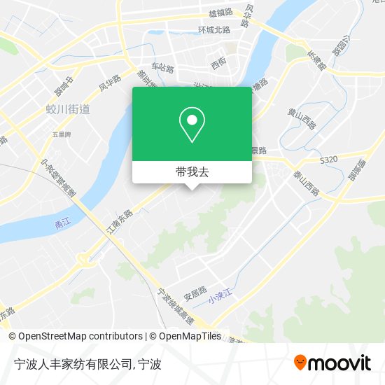 宁波人丰家纺有限公司地图