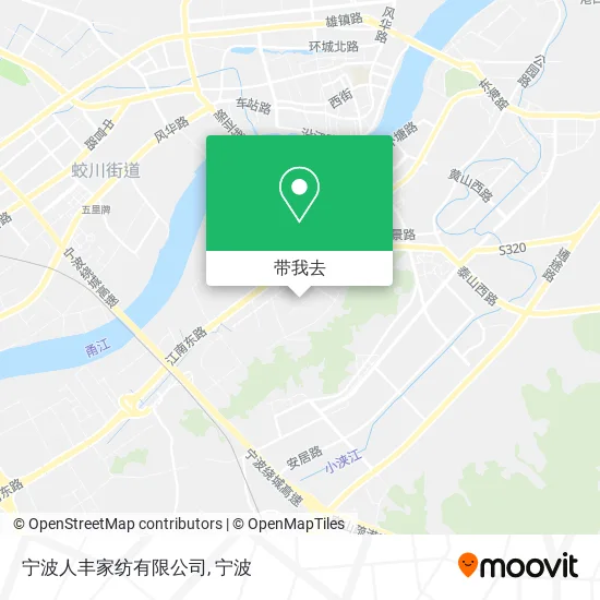 宁波人丰家纺有限公司地图
