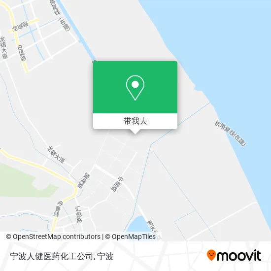 宁波人健医药化工公司地图