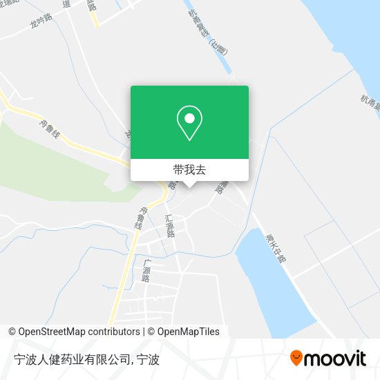 宁波人健药业有限公司地图