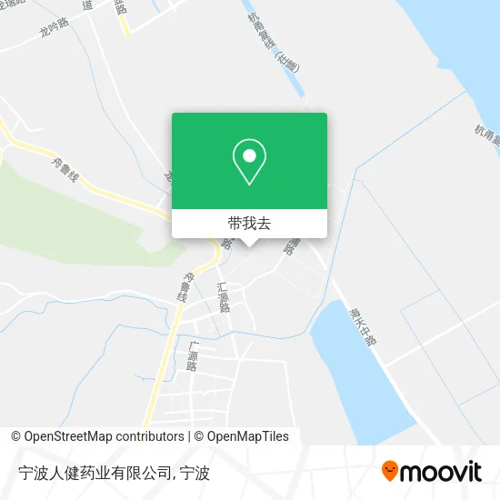 宁波人健药业有限公司地图