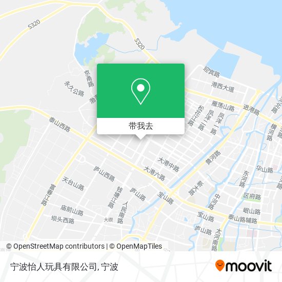 宁波怡人玩具有限公司地图