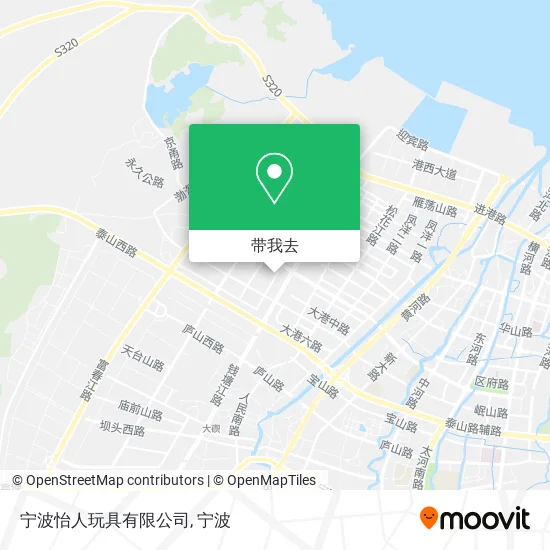 宁波怡人玩具有限公司地图