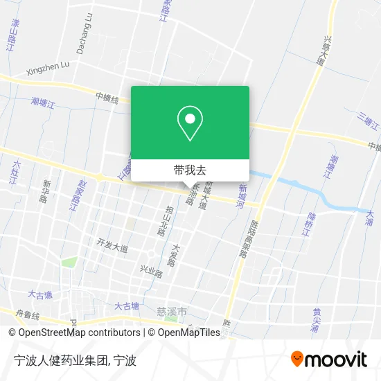 宁波人健药业集团地图