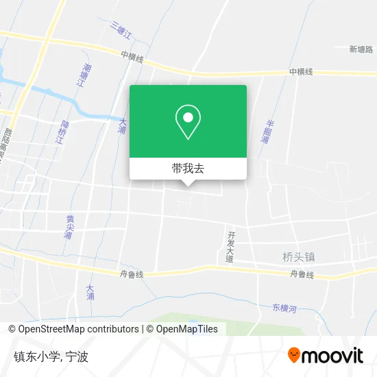 镇东小学地图