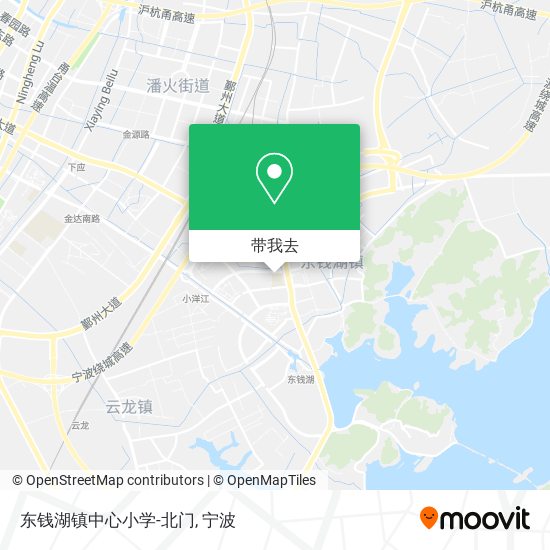东钱湖镇中心小学-北门地图