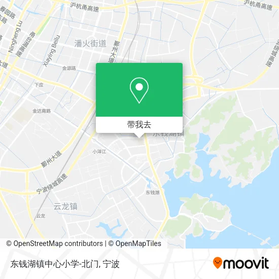 东钱湖镇中心小学-北门地图