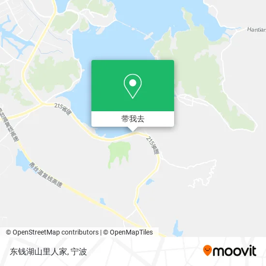 东钱湖山里人家地图