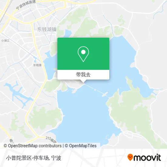 小普陀景区-停车场地图