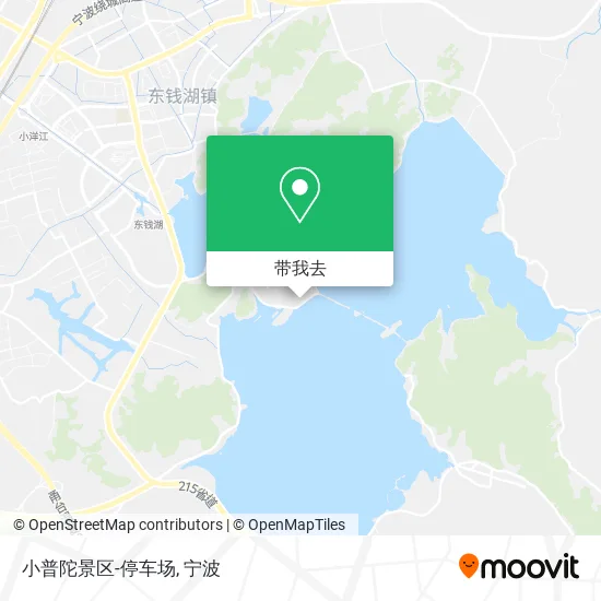 小普陀景区-停车场地图