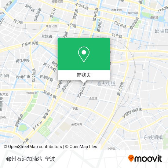 鄞州石油加油站地图