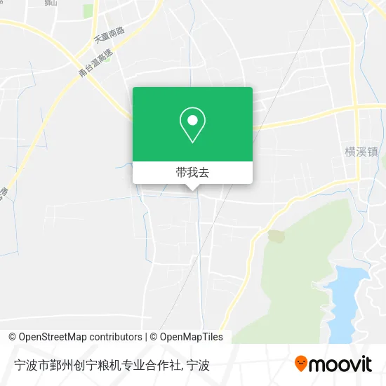 宁波市鄞州创宁粮机专业合作社地图