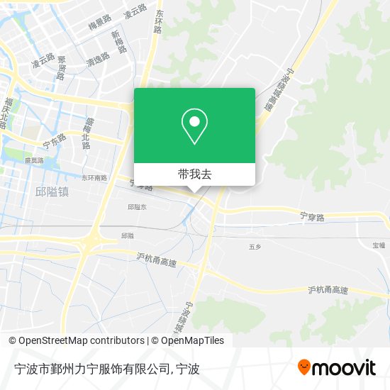 宁波市鄞州力宁服饰有限公司地图