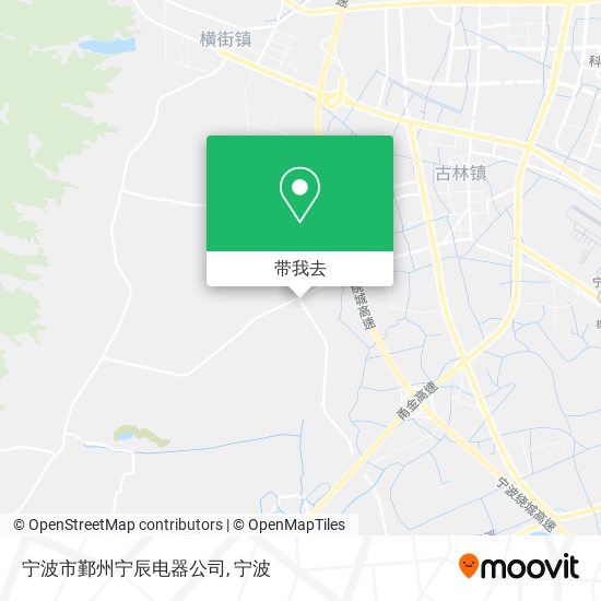 宁波市鄞州宁辰电器公司地图