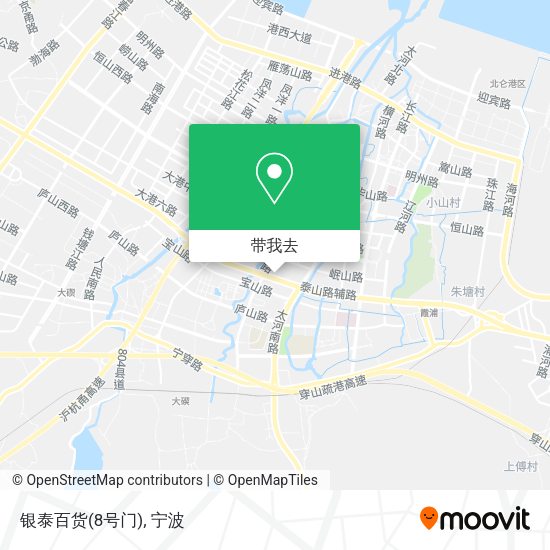 银泰百货(8号门)地图