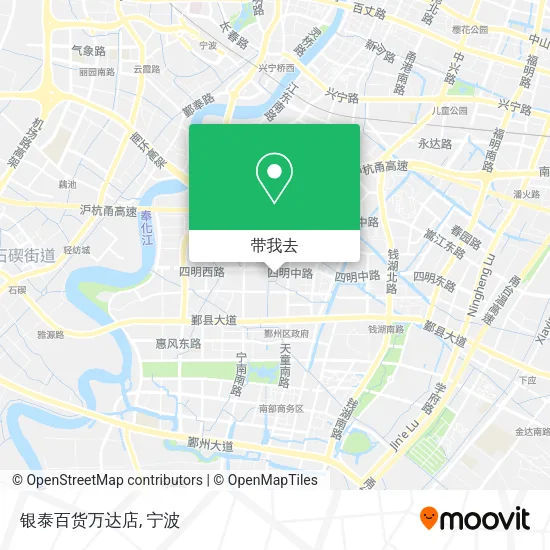银泰百货万达店地图