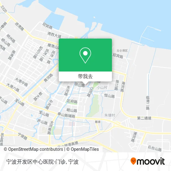 宁波开发区中心医院-门诊地图