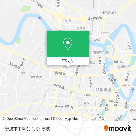 宁波市中医院-门诊地图