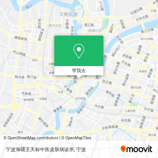 宁波海曙王天标中医皮肤病诊所地图