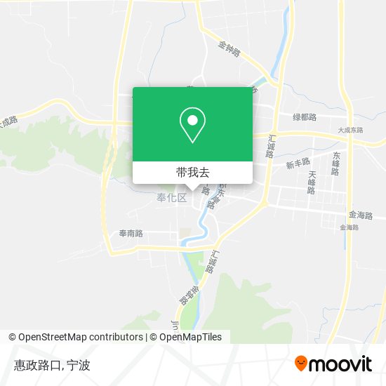 惠政路口地图
