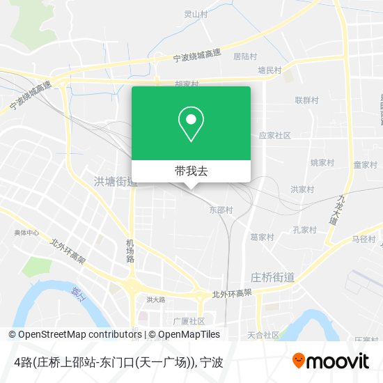 4路(庄桥上邵站-东门口(天一广场))地图