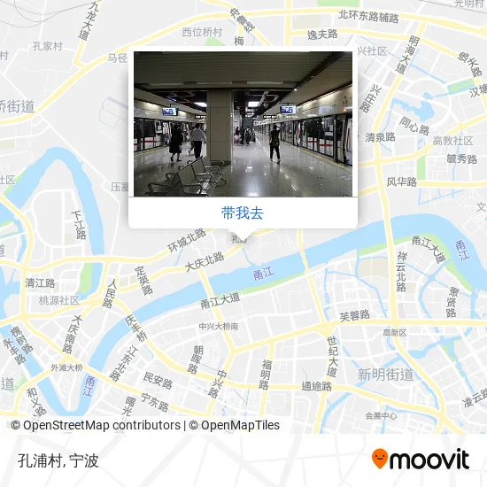 孔浦村地图