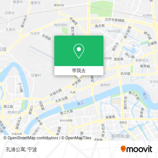 孔浦公寓地图