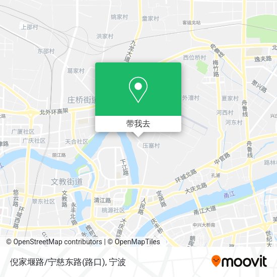 倪家堰路/宁慈东路(路口)地图