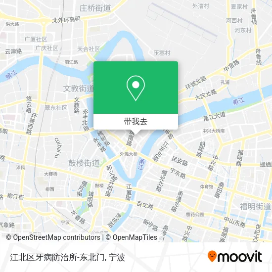 江北区牙病防治所-东北门地图