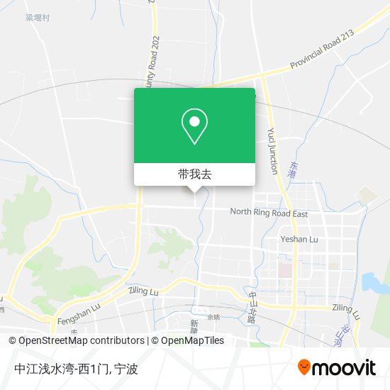 中江浅水湾-西1门地图