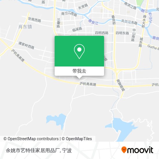 余姚市艺特佳家居用品厂地图