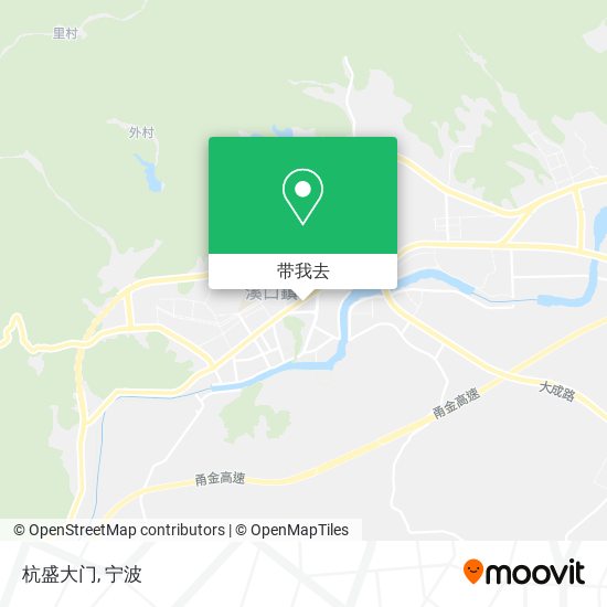 杭盛大门地图