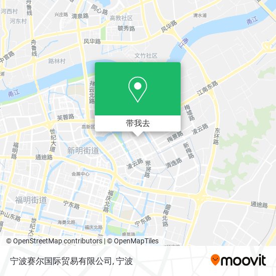 宁波赛尔国际贸易有限公司地图