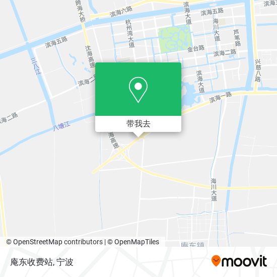 庵东收费站地图