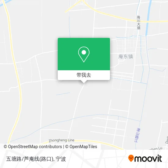 五塘路/芦庵线(路口)地图