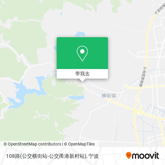 108路(公交横街站-公交甬港新村站)地图