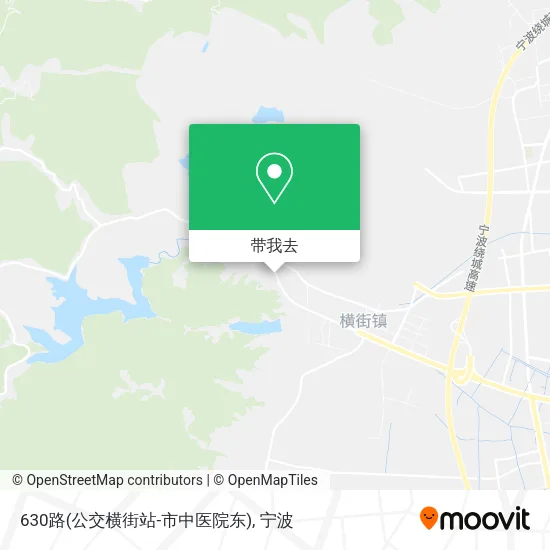 630路(公交横街站-市中医院东)地图