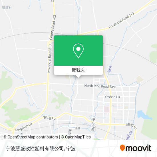 宁波慧盛改性塑料有限公司地图