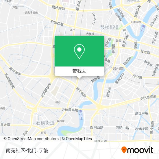 南苑社区-北门地图