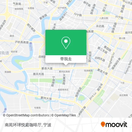 南苑环球悦庭咖啡厅地图