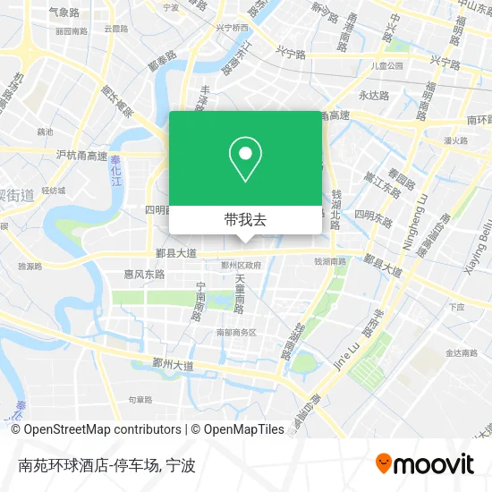 南苑环球酒店-停车场地图
